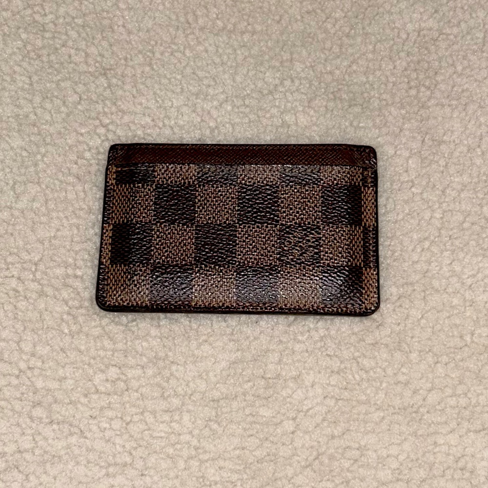 Louis Vuitton Card Holder / Pocket Organizer - Damier Ebene Canvas